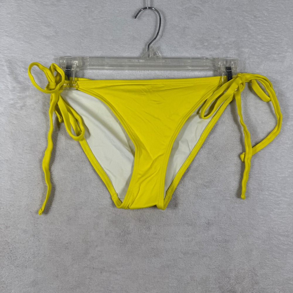 Fredericks of Hollywood Blazing Yellow Cheeky Side Tie Bikini Bottom XL